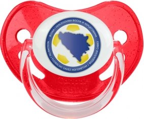 Bosnia Herzegovina national football team Sucette Physiologique Rouge à paillette