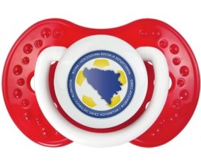 Bosnia Herzegovina national football team Sucette LOVI Dynamic Blanc-rouge classique