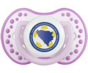 Bosnia Herzegovina national football team Sucette LOVI Dynamic Blanc-mauve classique