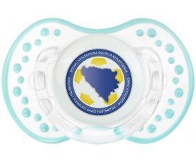 Bosnia Herzegovina national football team Sucette LOVI Dynamic Retro-blanc-lagon classique