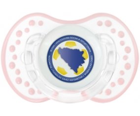 Bosnia Herzegovina national football team Sucette LOVI Dynamic Retro-blanc-rose-tendre classique