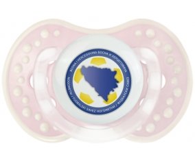 Bosnia Herzegovina national football team Sucette LOVI Dynamic Retro-rose-tendre classique