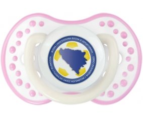 Bosnia Herzegovina national football team Sucette LOVI Dynamic Blanc-rose phosphorescente