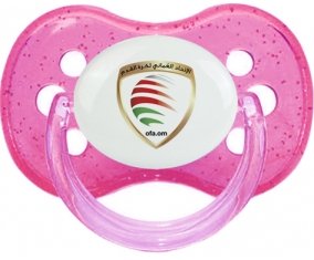 Oman national football team Sucette Cerise Rose à paillette