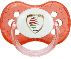 Oman national football team Sucette Cerise Rouge à paillette