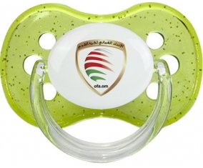 Oman national football team Sucette Cerise Vert à paillette