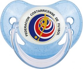 Costa Rica national football team Sucette Physiologique Bleue à paillette