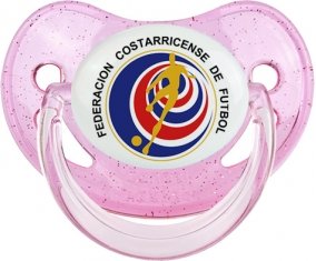Costa Rica national football team Sucette Physiologique Rose à paillette