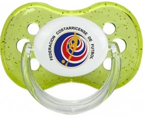 Costa Rica national football team Sucette Cerise Vert à paillette