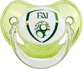 Ireland national football team Sucette Physiologique Vert à paillette