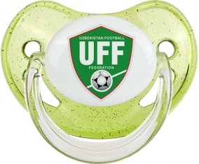 Uzbekistan national football team Sucette Physiologique Vert à paillette