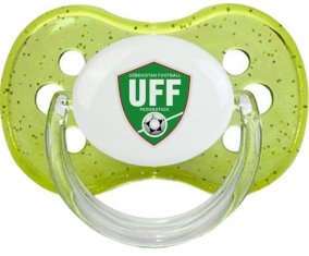 Uzbekistan national football team Tétine Cerise Vert à paillette