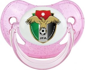 Jordan national football team Tétine Physiologique Rose à paillette