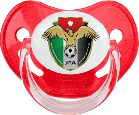 Jordan national football team Tétine Physiologique Rouge à paillette
