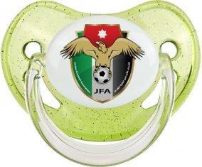 Jordan national football team Tétine Physiologique Vert à paillette