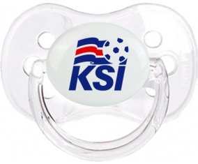 Iceland national football team Sucette Cerise Transparent classique