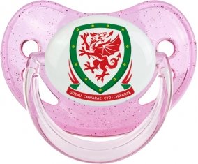Wales national football team Sucette Physiologique Rose à paillette