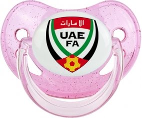 United Arab Emirates national football team Sucette Physiologique Rose à paillette