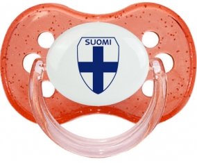Finland national football team Sucette Cerise Rouge à paillette