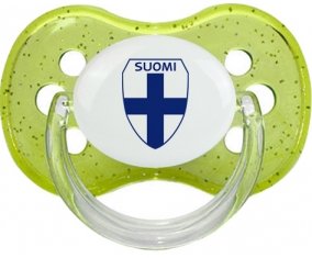 Finland national football team Sucette Cerise Vert à paillette