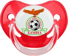Zambia national football team Sucette Physiologique Rouge à paillette
