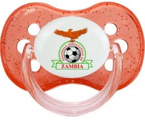 Zambia national football team Tétine Cerise Rouge à paillette