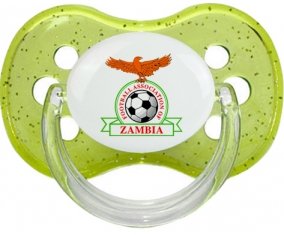 Zambia national football team Tétine Cerise Vert à paillette