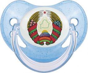 Belarus national football team Sucette Physiologique Bleue à paillette
