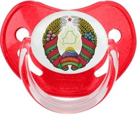 Belarus national football team Sucette Physiologique Rouge à paillette