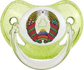 Belarus national football team Sucette Physiologique Vert à paillette