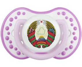 Belarus national football team Sucette LOVI Dynamic Blanc-mauve classique