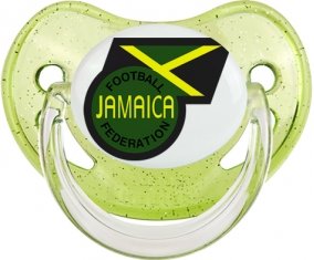 Jamaica national football team Sucette Physiologique Vert à paillette