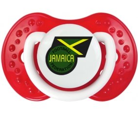 Jamaica national football team Sucette LOVI Dynamic Blanc-rouge classique