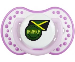 Jamaica national football team Sucette LOVI Dynamic Blanc-mauve classique