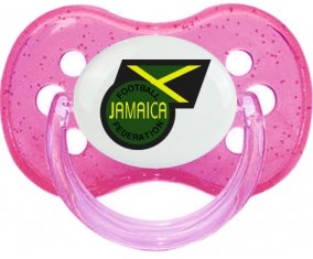 Jamaica national football team Sucette Cerise Rose à paillette
