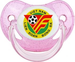 Vietnam national football team Sucette Physiologique Rose à paillette