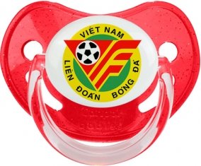 Vietnam national football team Sucette Physiologique Rouge à paillette