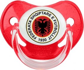 Albania national football team Tétine Physiologique Rouge à paillette