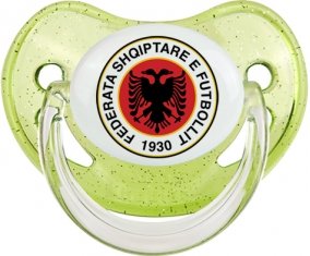 Albania national football team Tétine Physiologique Vert à paillette
