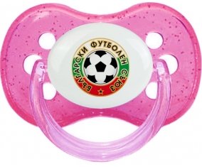 Bulgaria national football team Sucette Cerise Rose à paillette