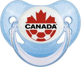 Canada national football team Sucette Physiologique Bleue à paillette