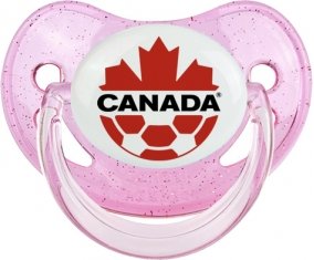 Canada national football team Sucette Physiologique Rose à paillette