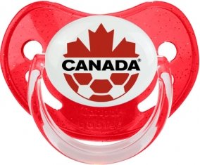 Canada national football team Sucette Physiologique Rouge à paillette