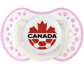 Canada national football team Sucette LOVI Dynamic Blanc-rose phosphorescente