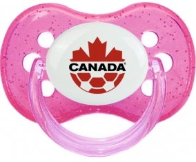 Canada national football team Tétine Cerise Rose à paillette