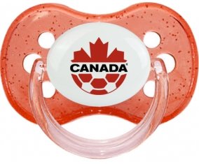 Canada national football team Tétine Cerise Rouge à paillette