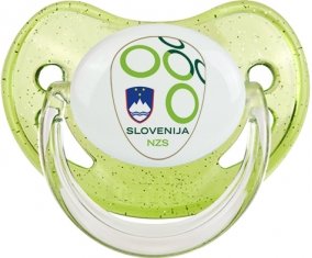 Slovenia national football team Tétine Physiologique Vert à paillette
