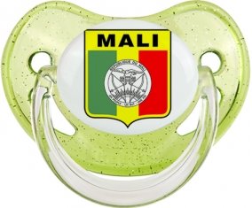 Mali national football team Sucette Physiologique Vert à paillette