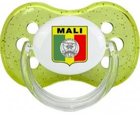 Mali national football team Sucette Cerise Vert à paillette