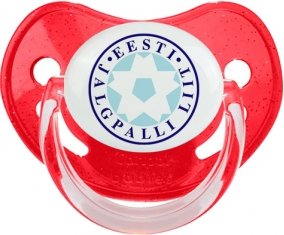 Estonia national football team Sucette Physiologique Rouge à paillette